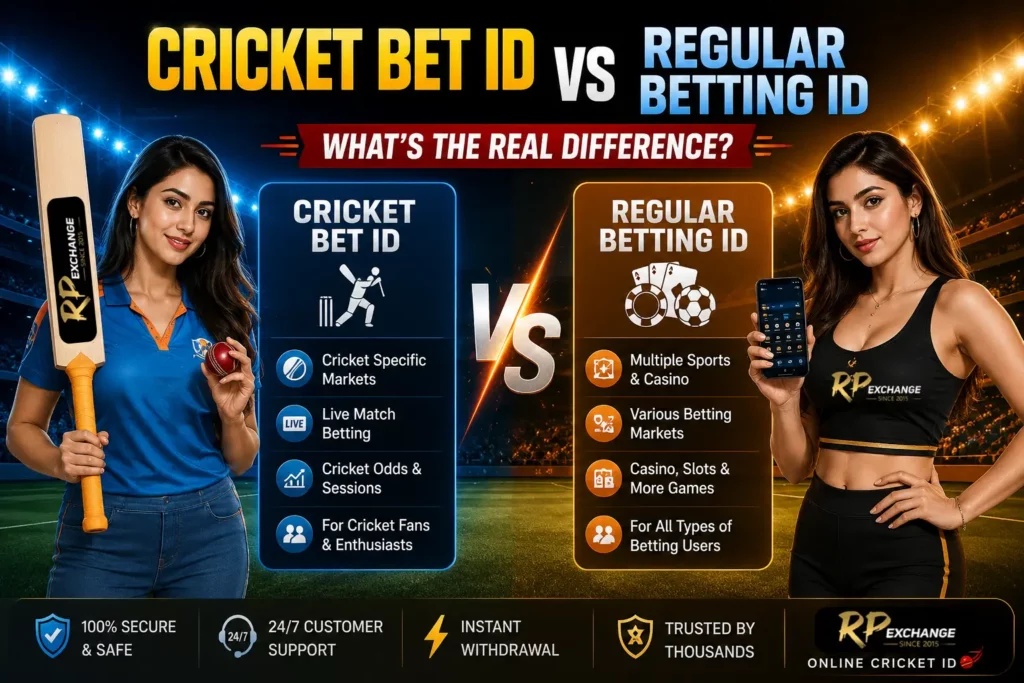 Cricket Bet ID vs Regular Betting ID